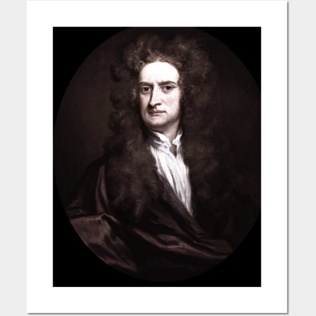 Sir Isaac Newton Portrait Art Wall Art by Embrace Masculinity